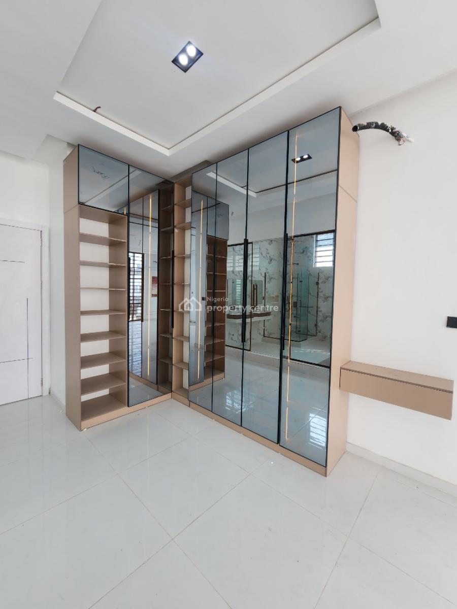 Contemporary 5 Bedroom Detached Duplex W/ Bq, Pool in a Secured Estate, Chevron Toll Gate, Lekki, Lagos, Detached Duplex for Sale