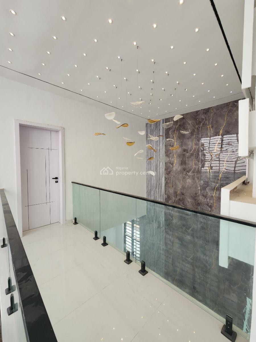 Contemporary 5 Bedroom Detached Duplex W/ Bq, Pool in a Secured Estate, Chevron Toll Gate, Lekki, Lagos, Detached Duplex for Sale