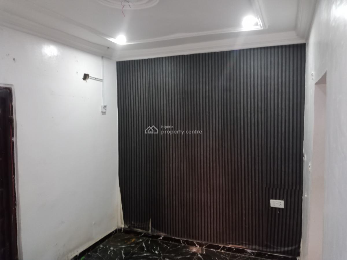 Smart Mini Flat with Modern Pop Ceiling with 2 Toilets, Captain, Ekoro, Abule Egba, Agege, Lagos, Mini Flat (room and Parlour) for Rent