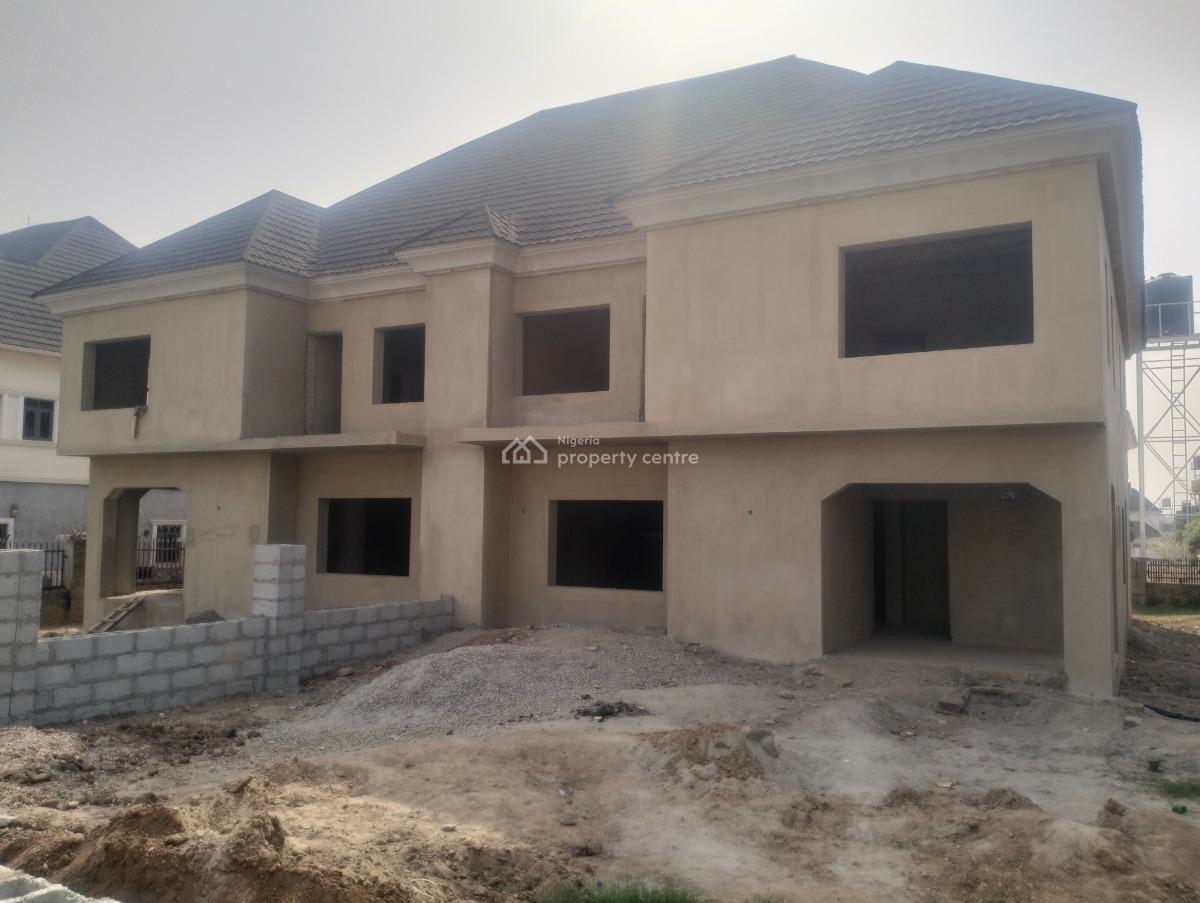 4 Bedroom Semi Detached Duplex with Bq, River Park Estate Along Airport Road, Lugbe District, Abuja, Semi-detached Duplex for Sale