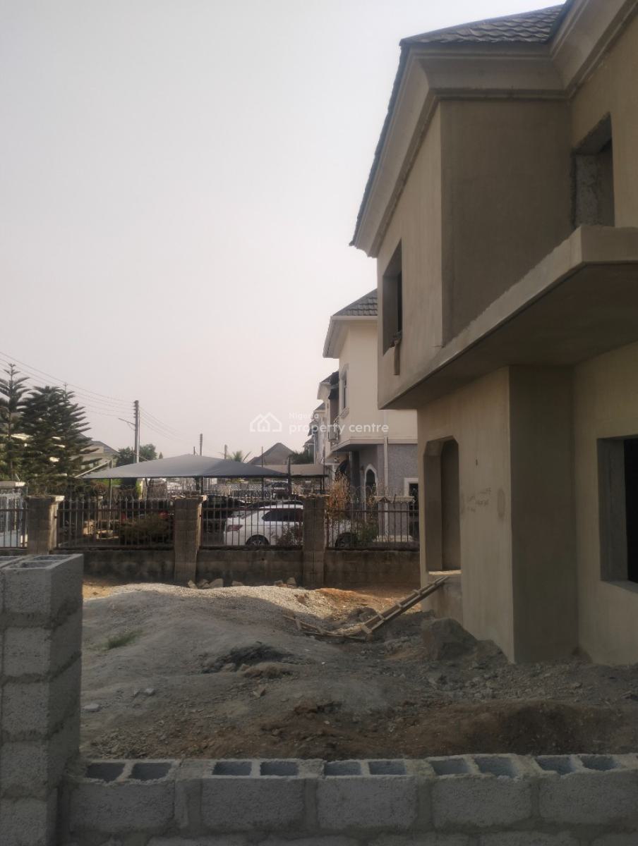 4 Bedroom Semi Detached Duplex with Bq, River Park Estate Along Airport Road, Lugbe District, Abuja, Semi-detached Duplex for Sale