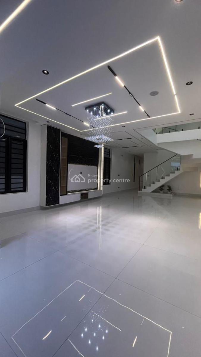 Beautifully Built 5 Bedroom Fully Detached Duplex with  Bq., Chevron Tollgate, Lekki, Lagos, Detached Duplex for Sale