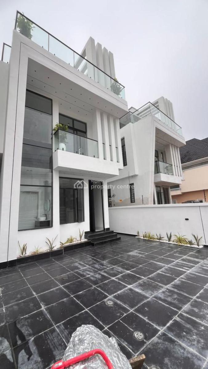 Beautifully Built 5 Bedroom Fully Detached Duplex with  Bq., Chevron Tollgate, Lekki, Lagos, Detached Duplex for Sale