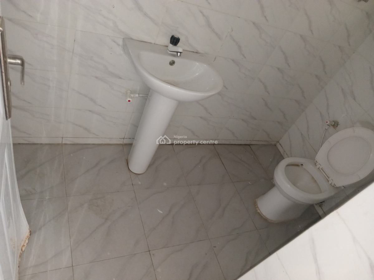 Spacious 2 Bedroom Flat Upstairs, Sangotedo, Ajah, Lagos, Flat / Apartment for Rent