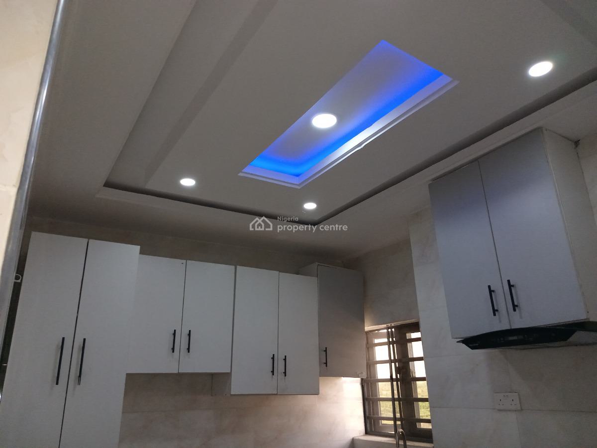 Spacious 2 Bedroom Flat Upstairs, Sangotedo, Ajah, Lagos, Flat / Apartment for Rent