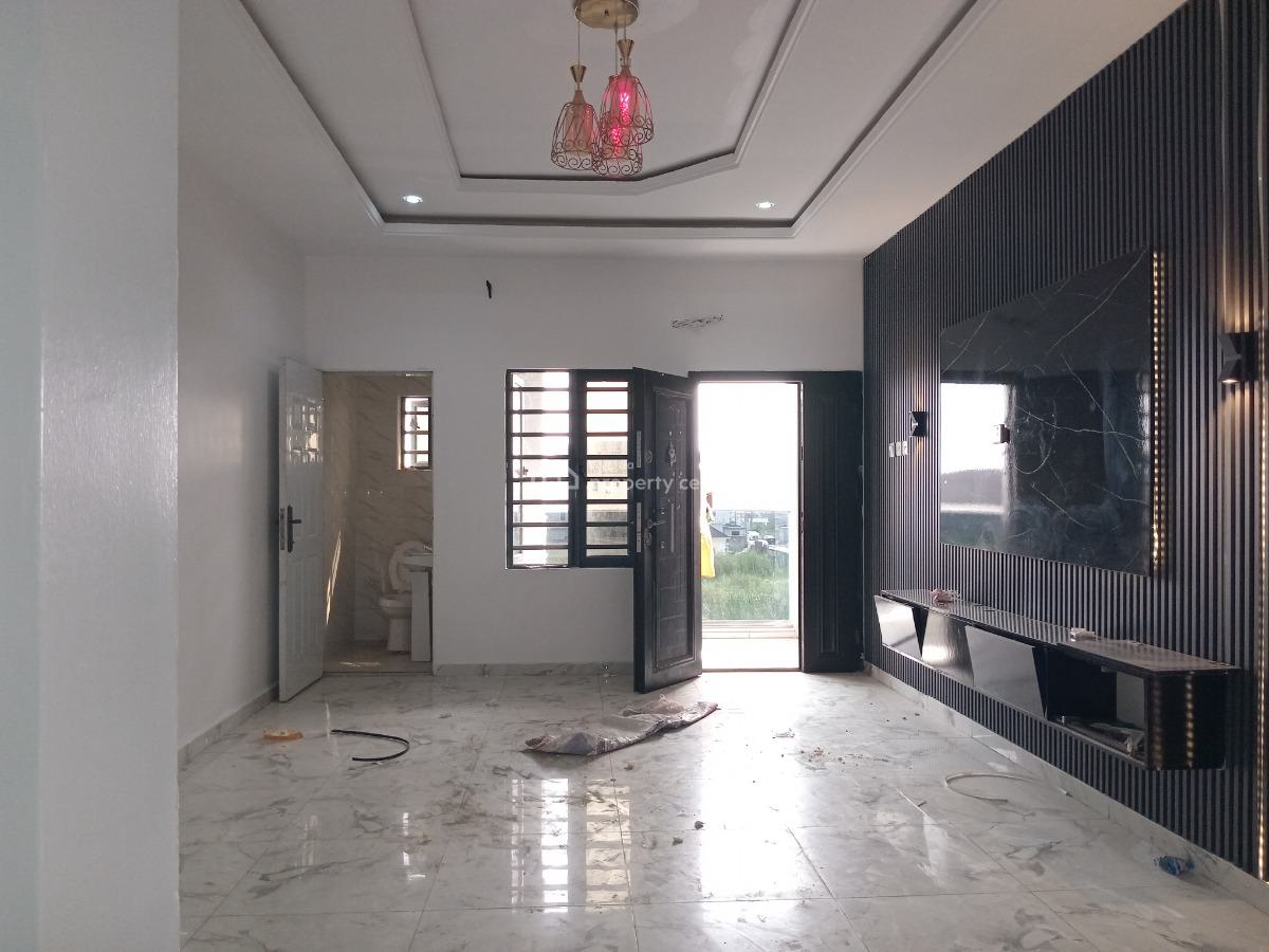 Spacious 2 Bedroom Flat Upstairs, Sangotedo, Ajah, Lagos, Flat / Apartment for Rent