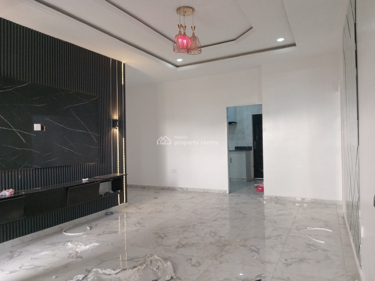 Spacious 2 Bedroom Flat Upstairs, Sangotedo, Ajah, Lagos, Flat / Apartment for Rent