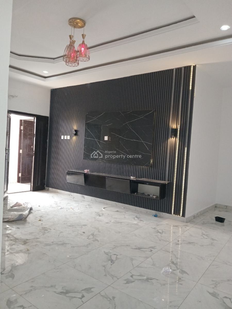 Spacious 2 Bedroom Flat Upstairs, Sangotedo, Ajah, Lagos, Flat / Apartment for Rent