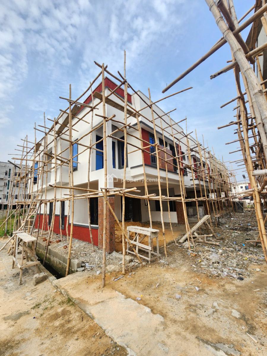 Lovely 4 Bedroom Terrace Duplex with Bq in a Secured Estate, Chevron Toll Gate, Orchid Road, Lekki, Lagos, Terraced Duplex for Sale