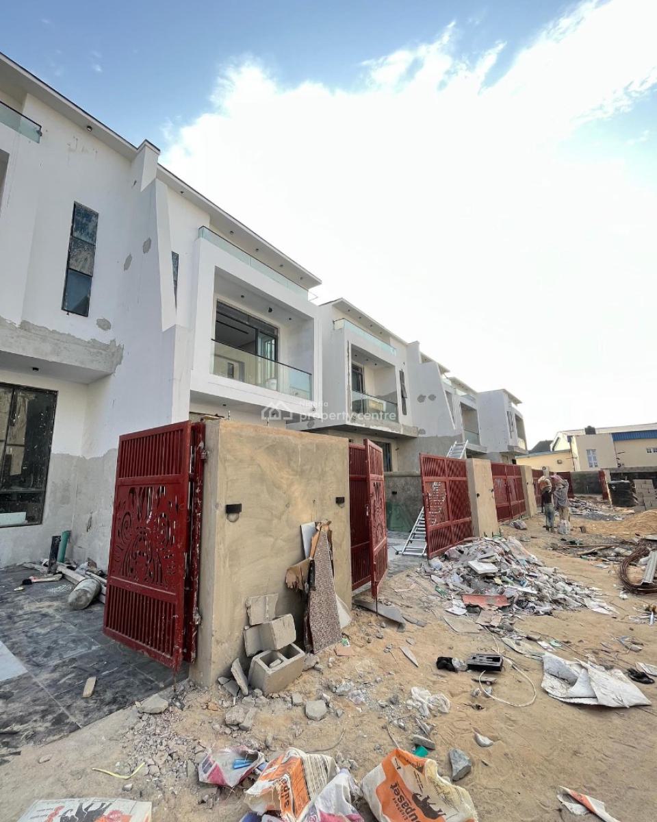 Lovely 4 Bedroom Semi Detached Duplex with Swimming Pool and Bq, Chevron, Lekki, Lagos, Semi-detached Duplex for Sale