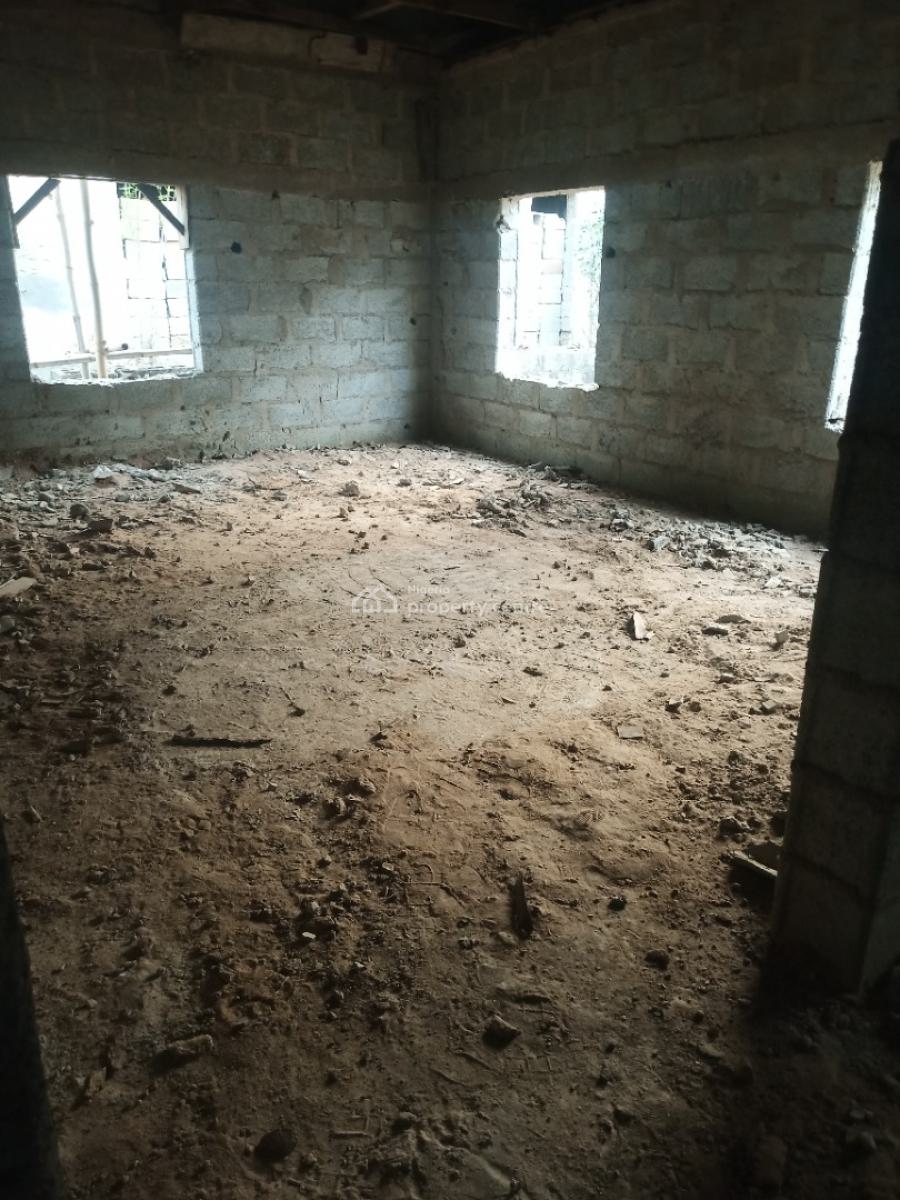 Carcass 3 Bedroom Bungalow with Space for Bq, Close to The Galadimawa Round About, Galadimawa, Abuja, House for Sale