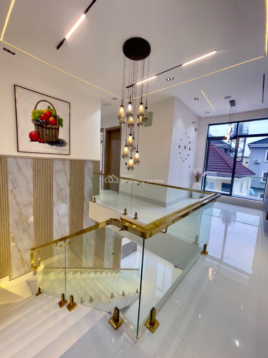 Stunning Luxury 5 Bedroom Fully Detached Duplex with Swimming Pool and Bq, Chevron Toll Gate, Lekki, Lagos, Detached Duplex for Sale