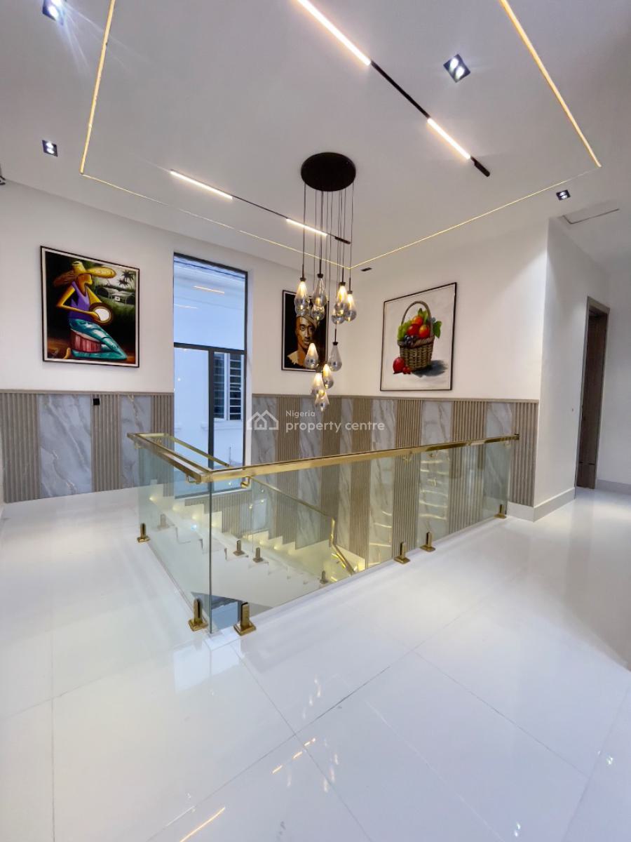 Stunning Luxury 5 Bedroom Fully Detached Duplex with Swimming Pool and Bq, Chevron Toll Gate, Lekki, Lagos, Detached Duplex for Sale