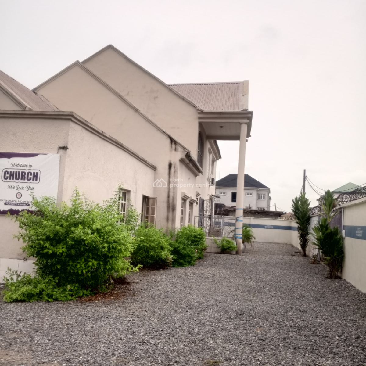 Facing The Road 1377sq of Land with 3 Bed Town House, 3 Shops, Mini, Facing The Road, Ajah, Lagos, Land for Sale