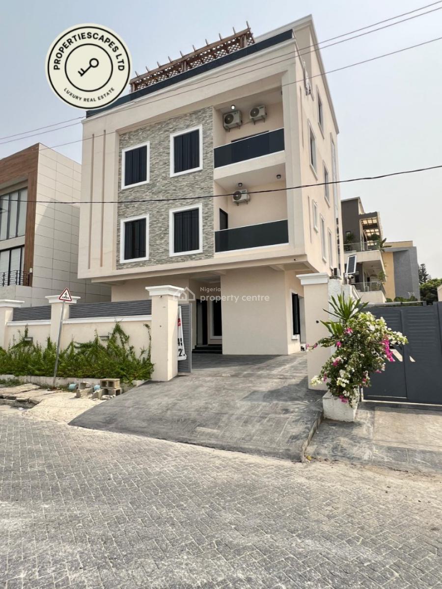 Elegantly Built 5 Bedroom Fully Detached Home with Cinema, Bq and Roof, Lekki Phase 1, Lekki, Lagos, Detached Duplex for Sale