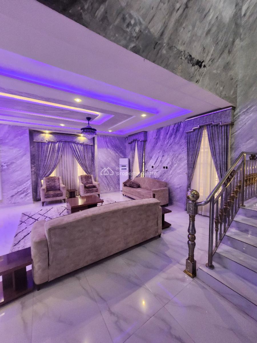 Newly Built Furnished 5 Bedroom Duplex, Seaman Estate Behind Dunamis Glory Dome, Lugbe District, Abuja, Detached Duplex for Sale