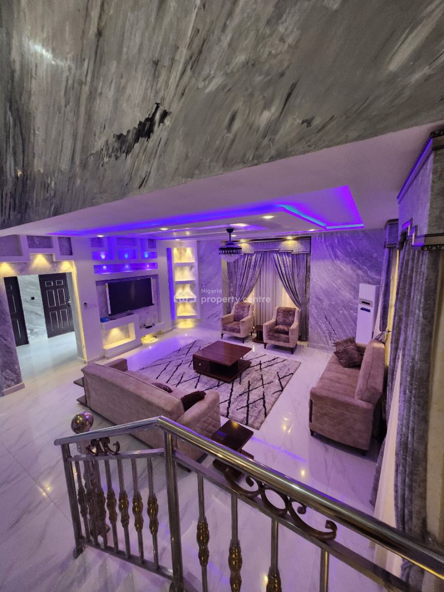 Newly Built Furnished 5 Bedroom Duplex, Seaman Estate Behind Dunamis Glory Dome, Lugbe District, Abuja, Detached Duplex for Sale