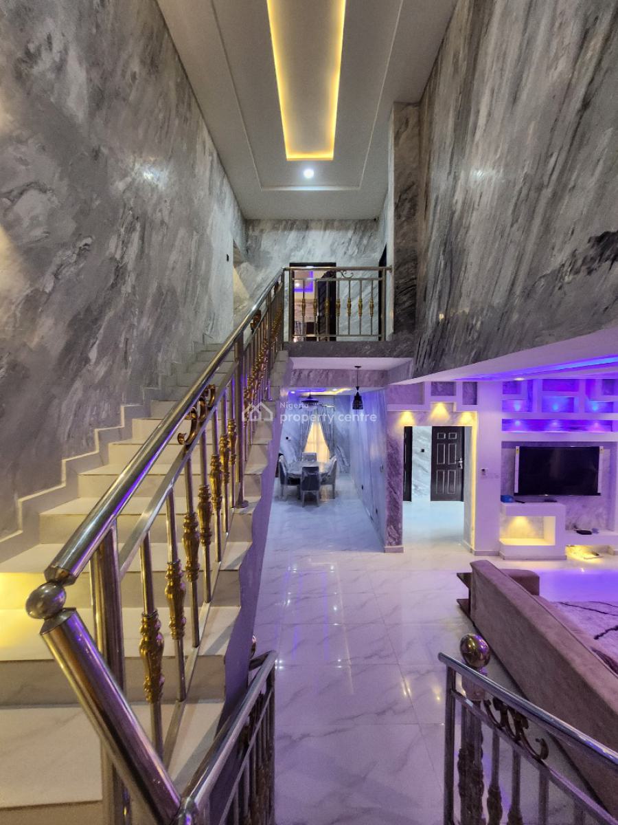 Newly Built Furnished 5 Bedroom Duplex, Seaman Estate Behind Dunamis Glory Dome, Lugbe District, Abuja, Detached Duplex for Sale