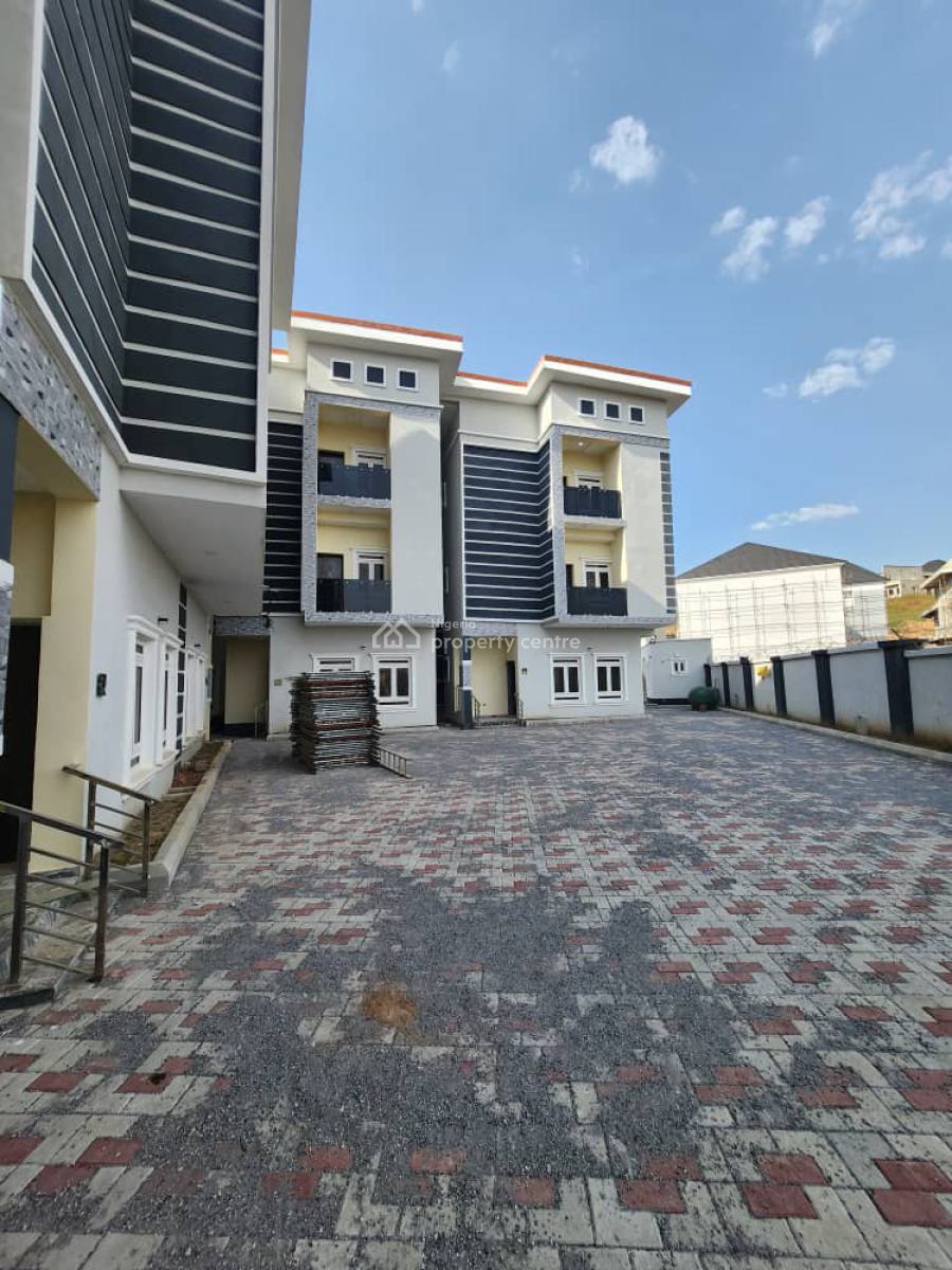Newly Built 4 Terrace Duplex, Guzape District, Abuja, Terraced Duplex for Sale