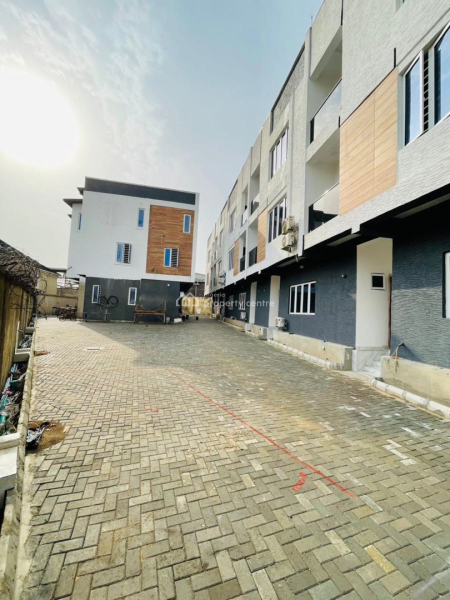 Newly Built 4 Bedroom Terrace Duplex with Bq in Secure Estate, Adeniyi Jones, Ikeja, Lagos, Terraced Duplex for Sale