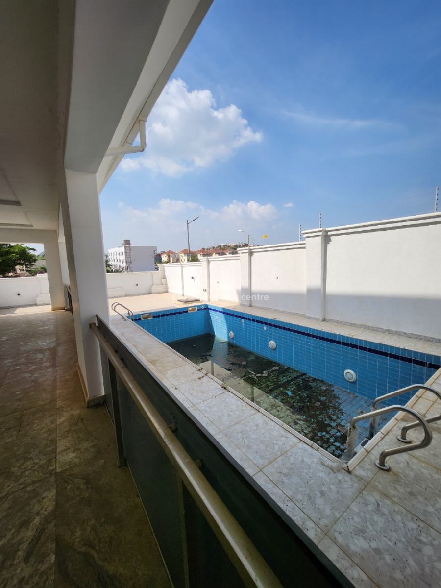 Newly Built 7 Bedroom Duplex with Bq,swimming Pool, Elevator I Guzape, Guzape, Guzape District, Abuja, Detached Duplex for Sale