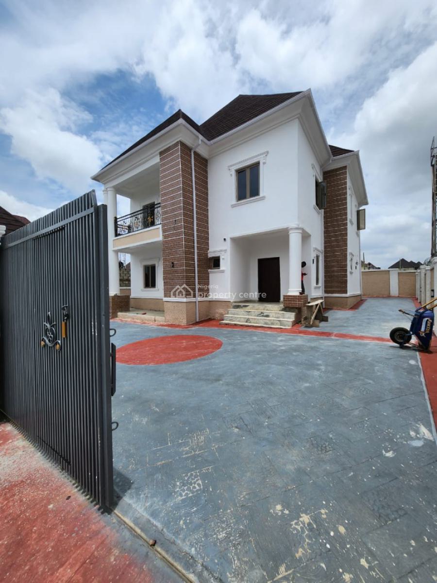 Newly Built 4 Bedroom Duplex with Security Post, Lugbe District, Abuja, Detached Duplex for Sale