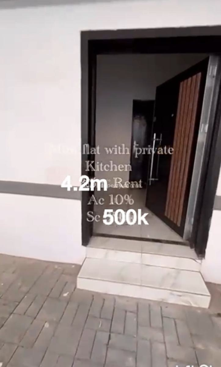 Downstairs Mini Flat with Open Plan Kitchen{ Video}, Lekki Conservation Road, Lekki, Lagos, Mini Flat (room and Parlour) for Rent