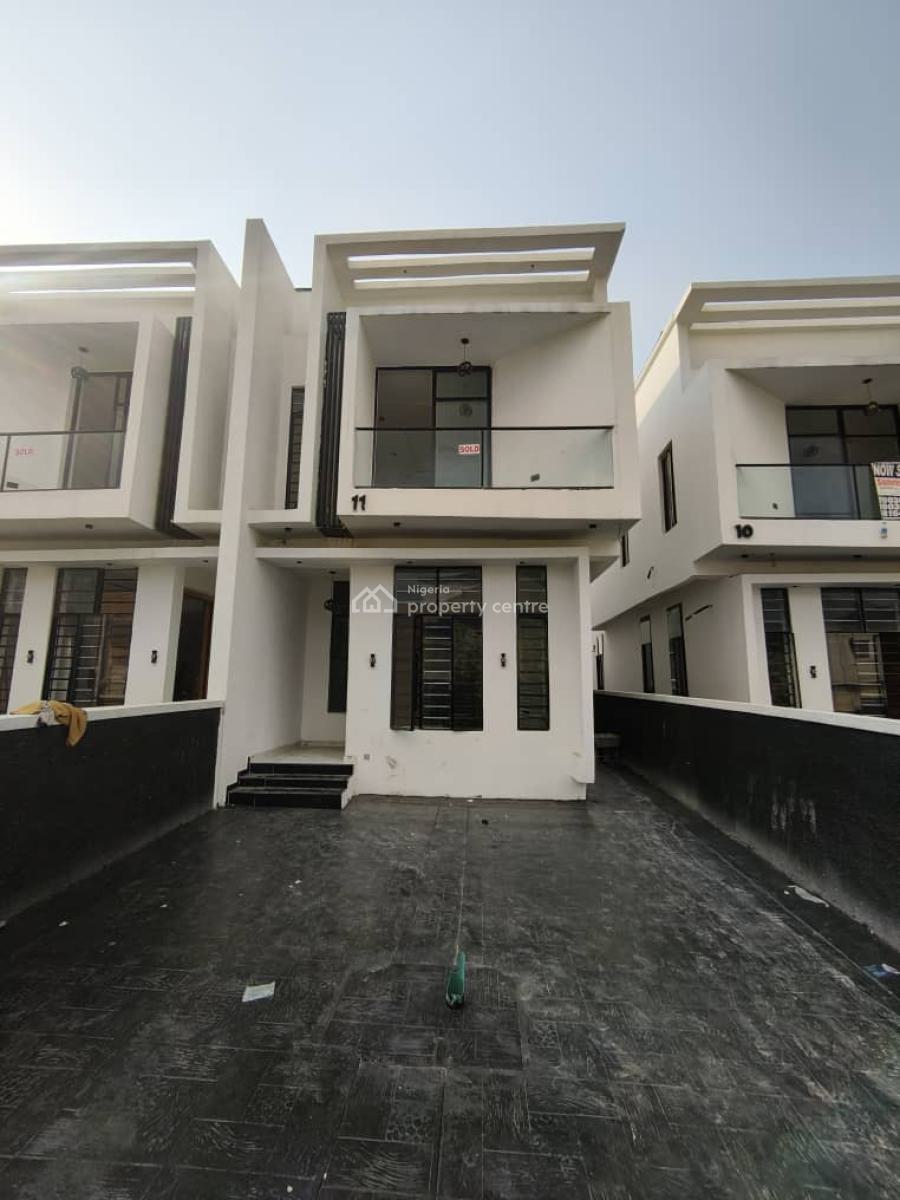Luxury Newly Built 4 Bedroom Semi Detached Duplex+ Boys Quarter, Chevron, Lekki, Lagos, Semi-detached Duplex for Rent
