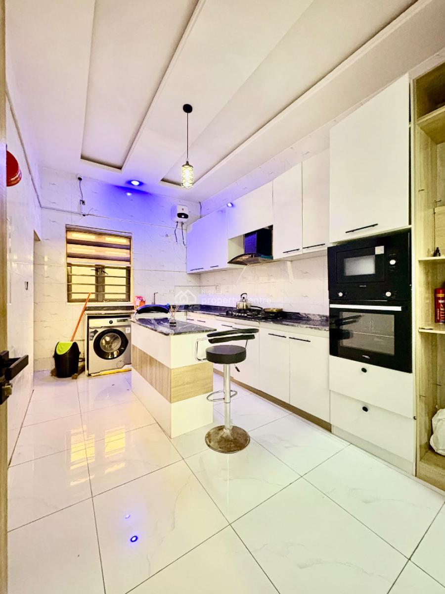 Deluxe 4 Bedroom Fully Furnished & Serviced Duplex in an Elite Estate, Dpkay Estate Before Orchid Enyo Filling Station By Lekki 2nd Toll Gate, Lekki, Lagos, Terraced Duplex for Rent
