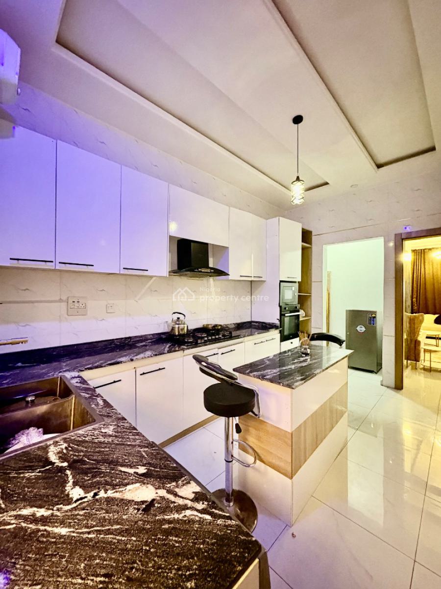 Deluxe 4 Bedroom Fully Furnished & Serviced Duplex in an Elite Estate, Dpkay Estate Before Orchid Enyo Filling Station By Lekki 2nd Toll Gate, Lekki, Lagos, Terraced Duplex for Rent