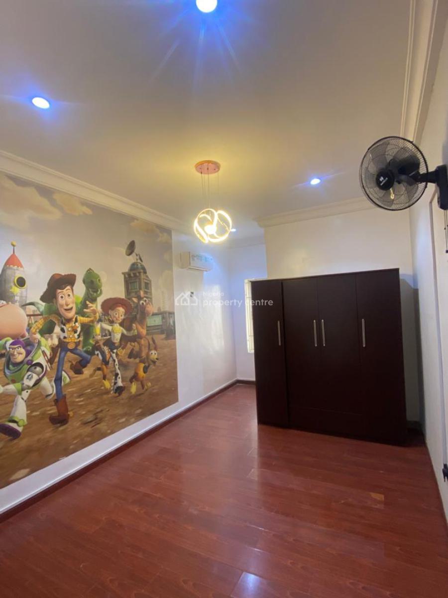 Cozy 4 Bedroom Terrace Duplex with Bq and a Private Pool, Ac, Jabi, Abuja, Terraced Duplex for Rent