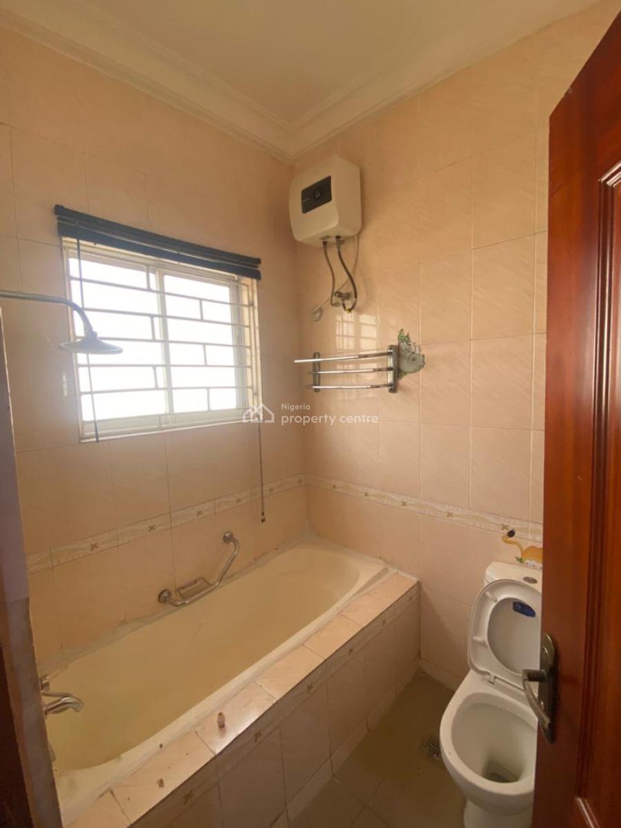 Cozy 4 Bedroom Terrace Duplex with Bq and a Private Pool, Ac, Jabi, Abuja, Terraced Duplex for Rent