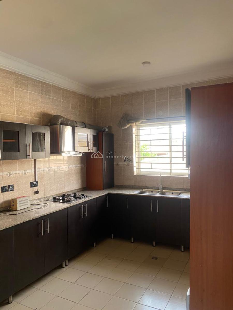 Cozy 4 Bedroom Terrace Duplex with Bq and a Private Pool, Ac, Jabi, Abuja, Terraced Duplex for Rent