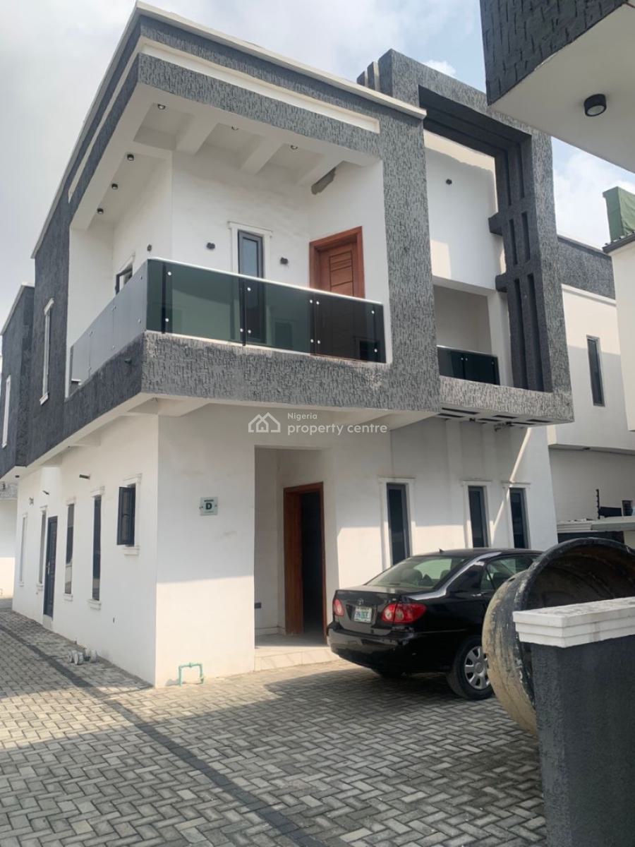 Newly Build Nicely Built 4 Bedroom Fully Detached with Bq, Orchiid Road Lekki, Lekki, Lagos, Detached Duplex for Rent