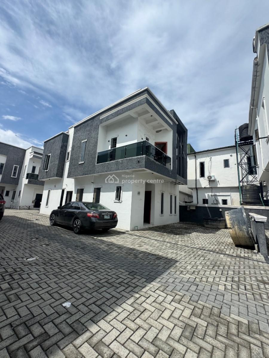 Newly Build Nicely Built 4 Bedroom Fully Detached with Bq, Orchid Road, Lekki, Lagos, Detached Duplex for Rent