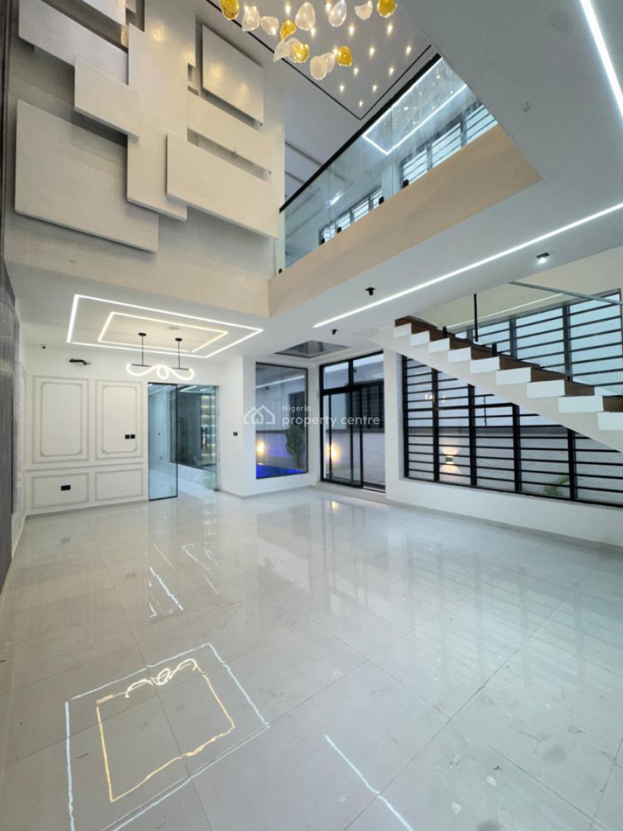 Magnificent 5 Bedoom with a Private Pool, Chevron Toll Gate, Lekki, Lagos, Semi-detached Duplex for Sale