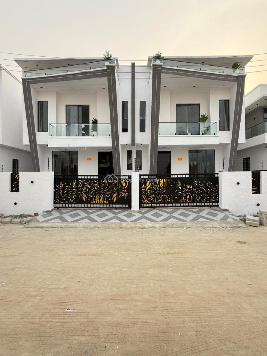 Affordable 4 Bedroom Semi Detached Duplex with Bq, Ajah, Lagos, Semi-detached Duplex for Sale
