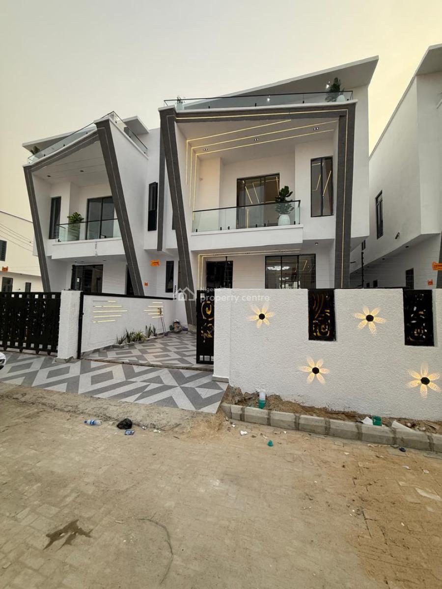 Affordable 4 Bedroom Semi Detached Duplex with Bq, Ajah, Lagos, Semi-detached Duplex for Sale