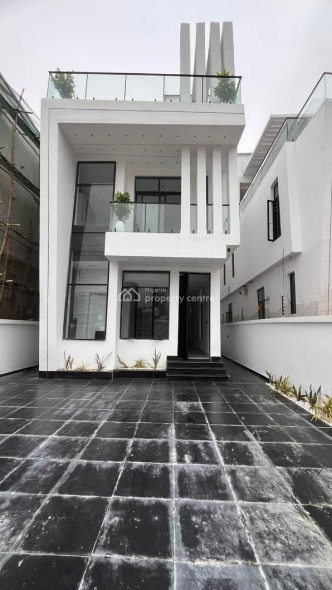 Beautifully Built 5 Bedroom Fully Detached Duplex with  Bq, Swim Pool, Chevron Toll Gate., Lekki, Lagos, Detached Duplex for Sale