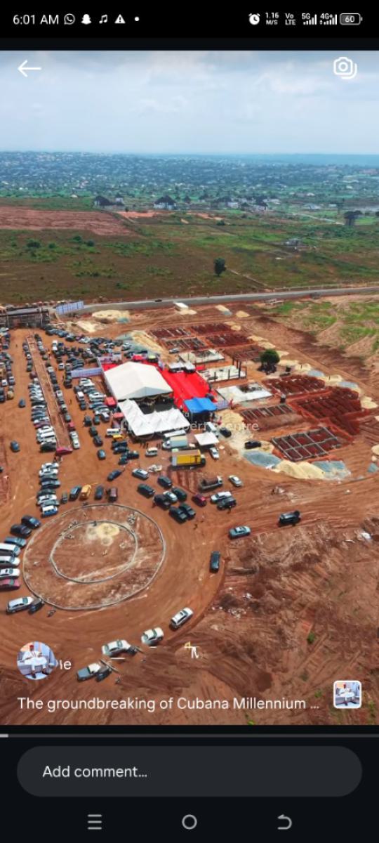 Land Approved for Building at Cubana Millennium City, Asaba, Asaba, Delta, Residential Land for Sale
