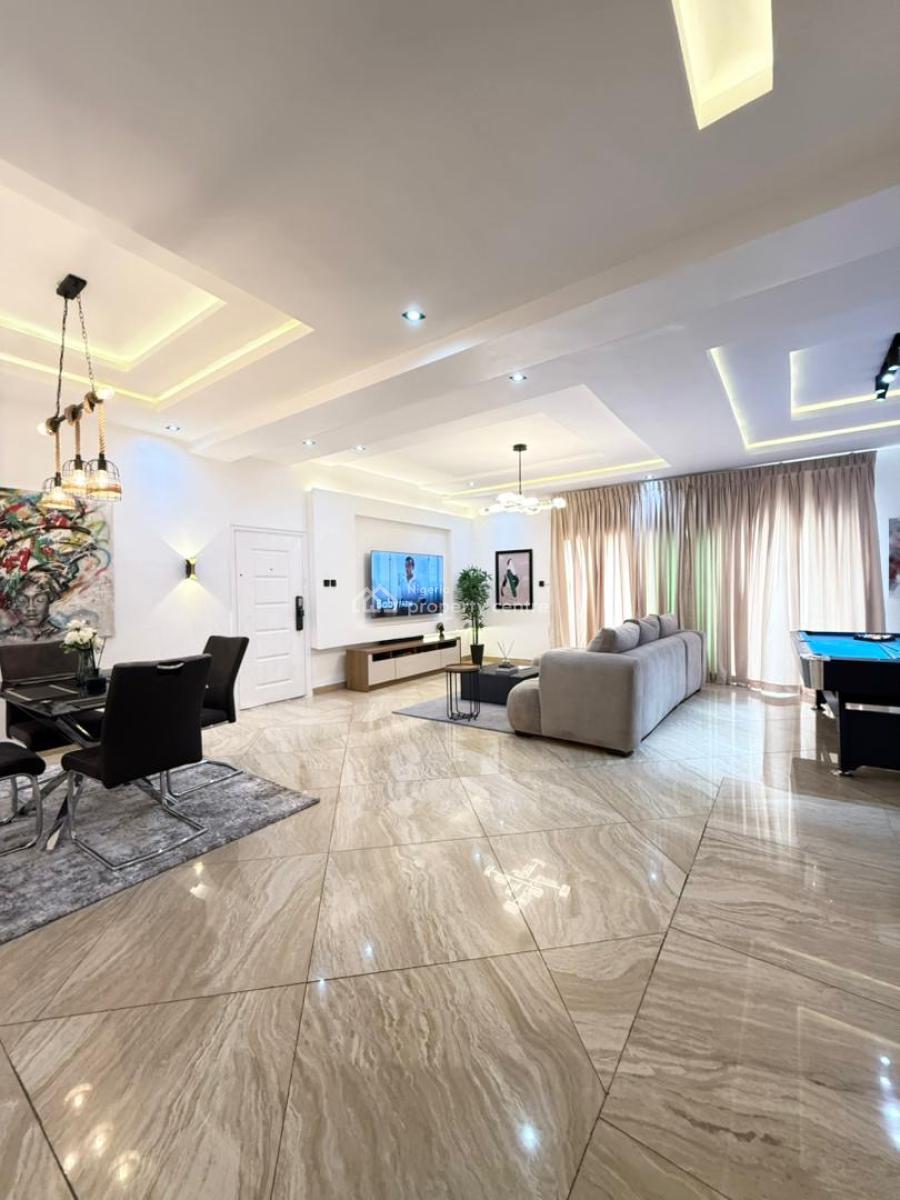 Luxury 3 Bedroom Apartment with a Swimming Pool, Snooker Board and Gym, Parkview Estate, Ikoyi, Lagos, Flat / Apartment Short Let