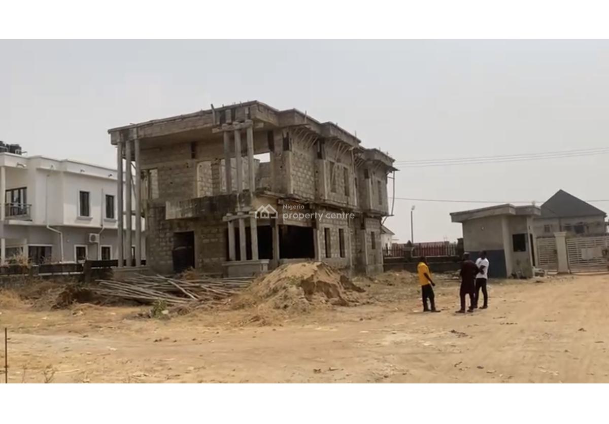 Luxury 4 Bedroom Duplex +bq Carcass, Trade More, Lugbe District, Abuja, Detached Duplex for Sale