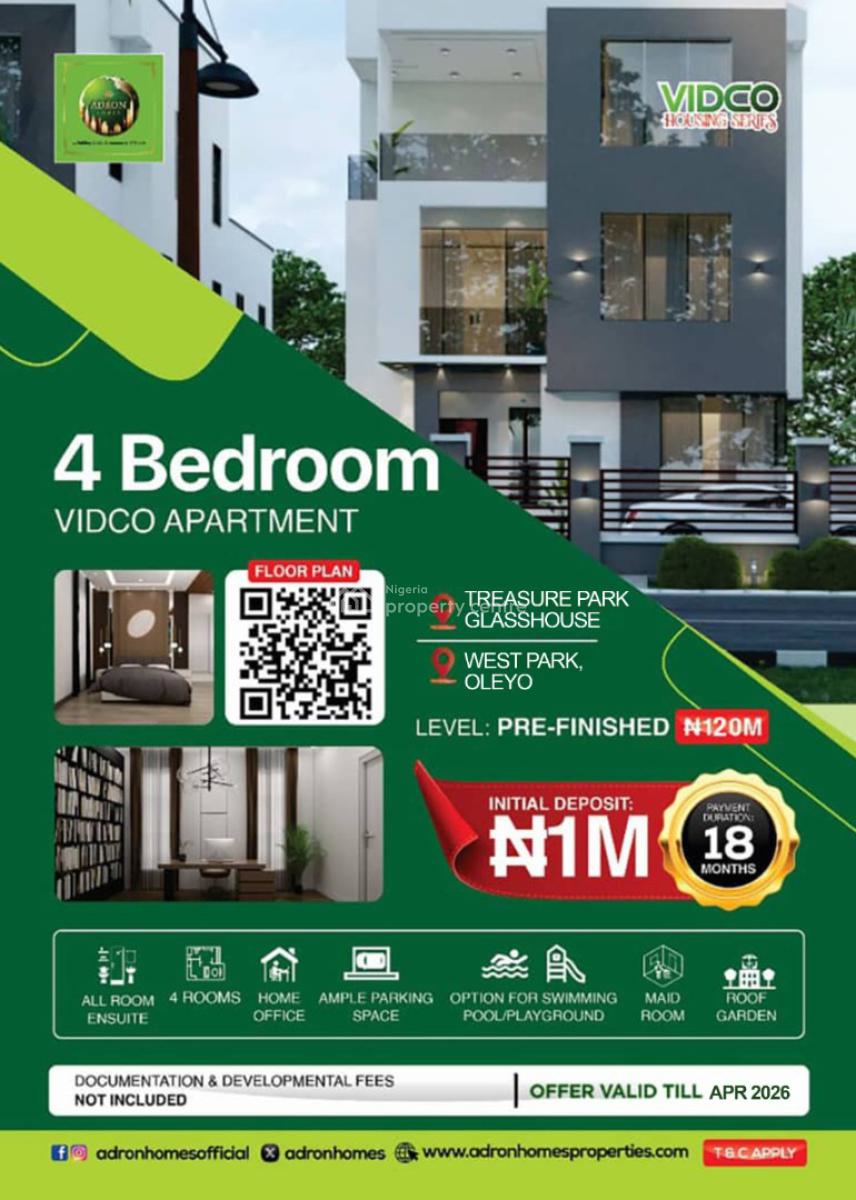 Adron Homes Housing Products Scheme, Treasure Park and Gardens Estate Simawa, Simawa, Ogun, Detached Duplex for Sale
