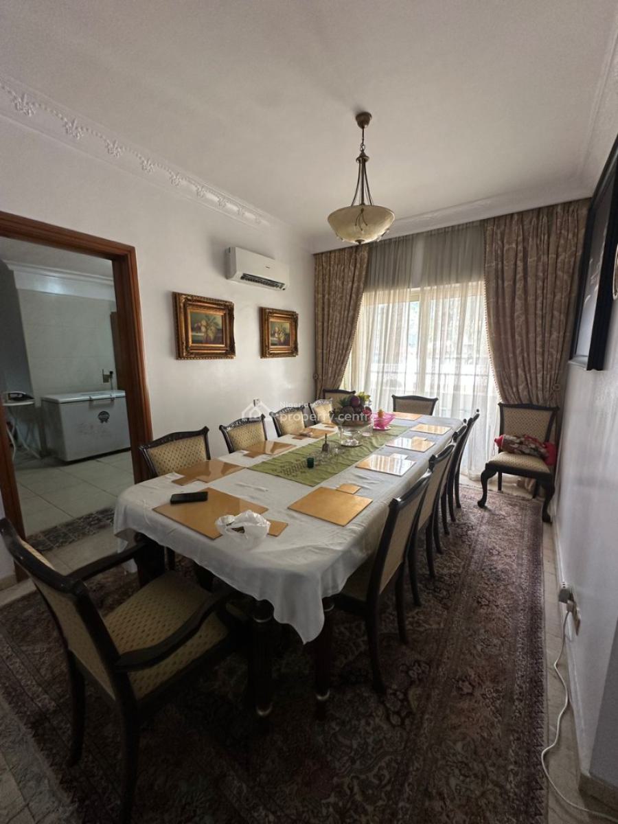 Spacious, Well-maintained 3-bedroom Fully Furnished Apartment with Bq, Ikoyi, Lagos, Flat / Apartment for Rent