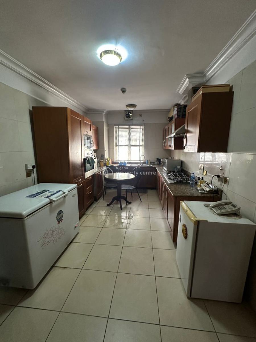 Spacious, Well-maintained 3-bedroom Fully Furnished Apartment with Bq, Ikoyi, Lagos, Flat / Apartment for Rent