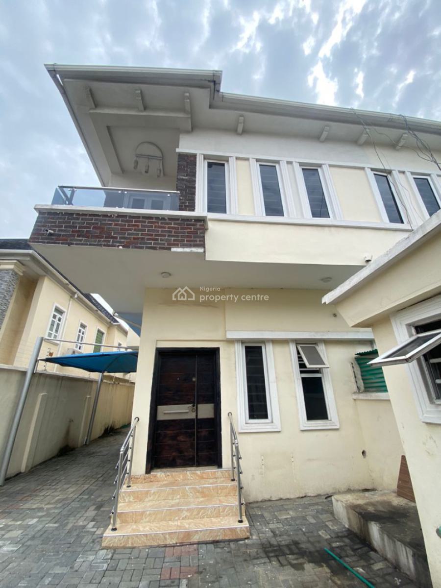 4 Bedroom Semidetached Duplex with Bq in an Estate, Osapa, Lekki, Lagos, Semi-detached Duplex for Rent
