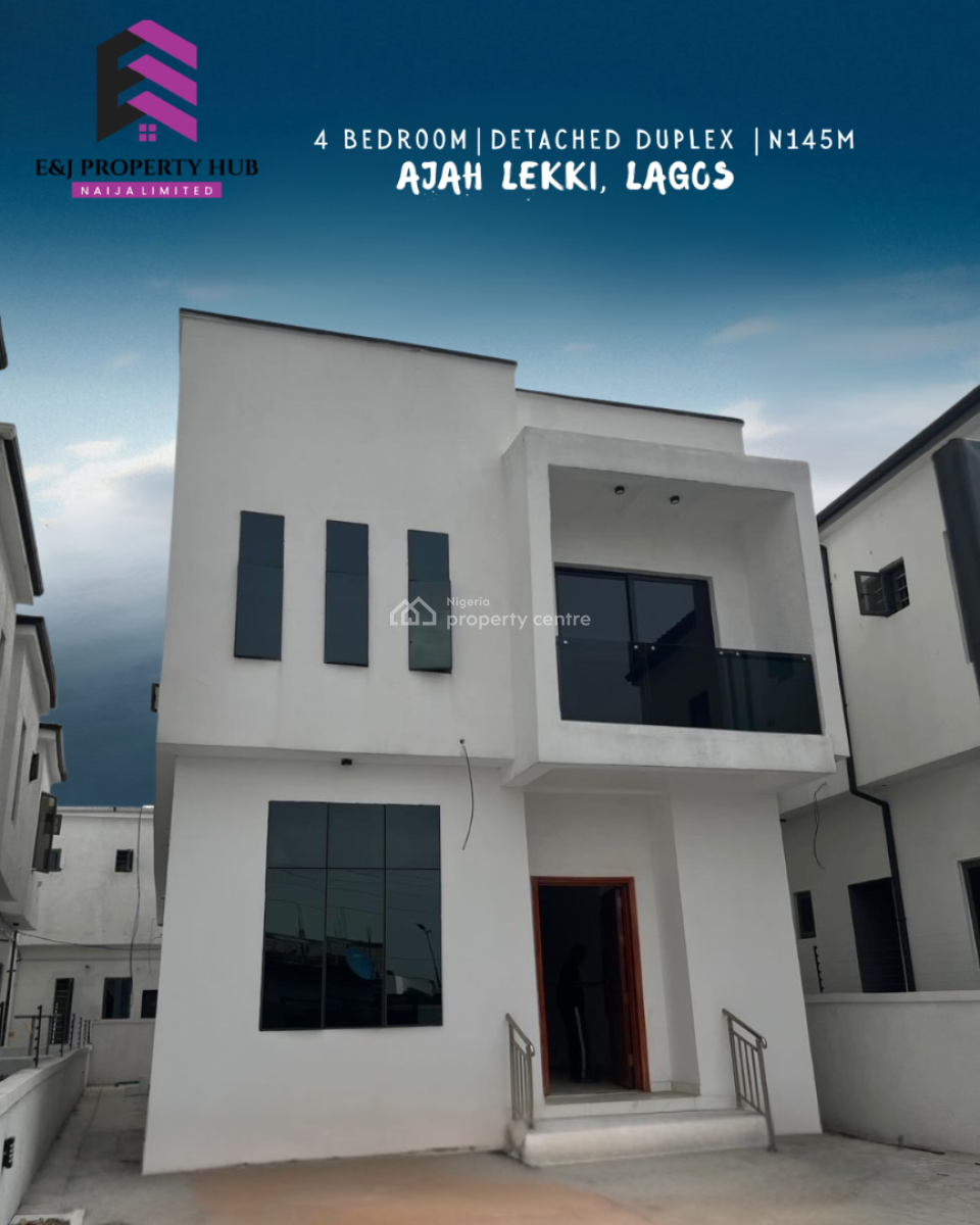 4 Bedrooms Detached Duplex, Off Abraham Adesanya, Before Lagos Business School, Ajah, Lagos, Detached Duplex for Sale