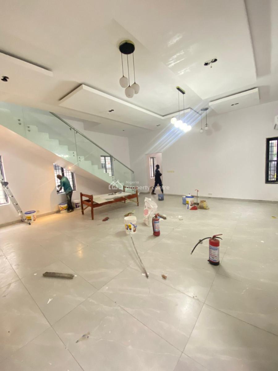 Ultra 5-bedroom Executive Mansion with 2 Room Bq,huge Compound & 24/7 Power, Off Admiralty, Lekki Phase 1, Lekki, Lagos, Detached Duplex for Rent