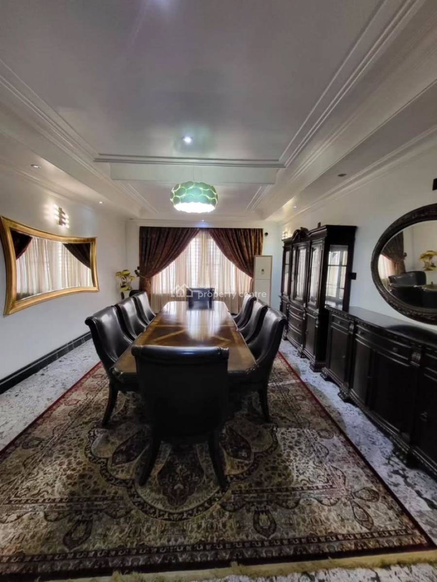 Luxury Fully Furnished 8-bedroom Mansion on 1,750 Sqm., Guzape District, Abuja, Detached Duplex for Sale