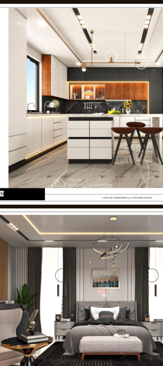 5 Bedroom Fully Detached Duplex with Bq, Royal Pine Estate Off Orchid Road, Lekki Expressway, Lekki, Lagos, Detached Duplex for Sale